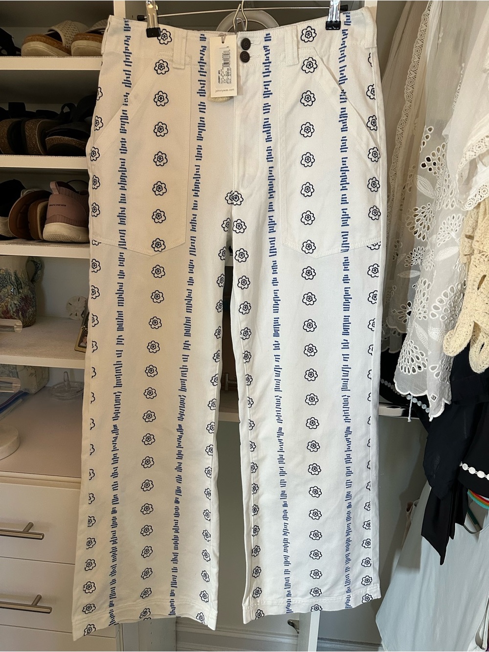 Johnny Was Claudia Cove Denim Sz 32
